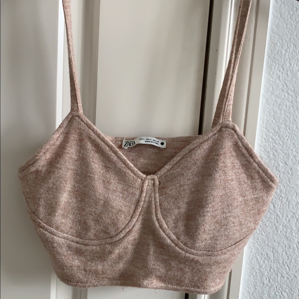 zara crop top